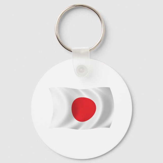 Japan Flag Keychain (Front)