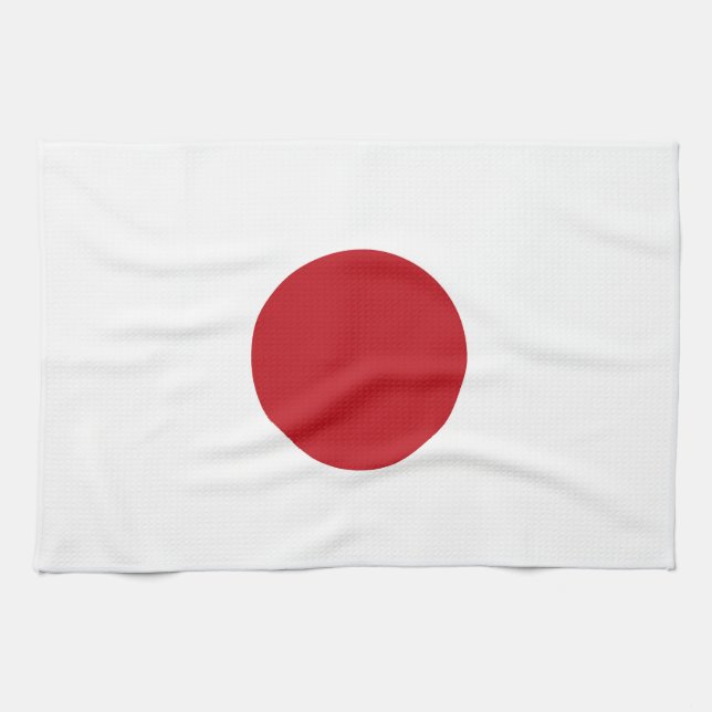 Japan flag kitchen towel (Horizontal)