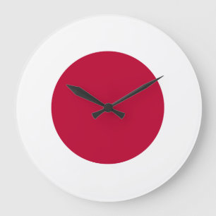 Japan Flag Large Clock