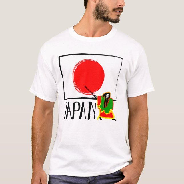 JAPAN (FLAG LINE) T-Shirt (Front)