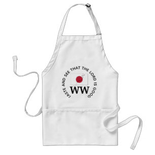 JAPAN Flag MONOGRAM Customized Scripture Standard Apron