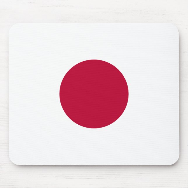 Japan Flag Mouse Pad (Front)