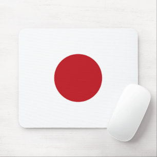 Japan flag mouse pad
