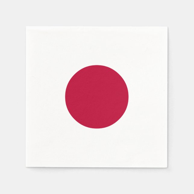 Japan Flag Napkin (Front)