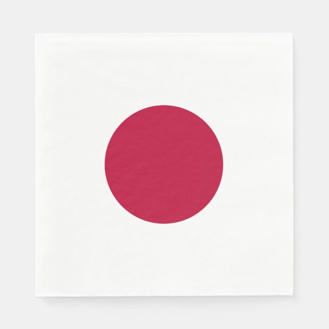 Japan Flag Napkin (Front)