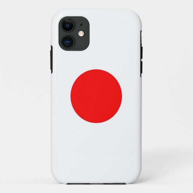 Japan Flag on Iphone Case (Back)
