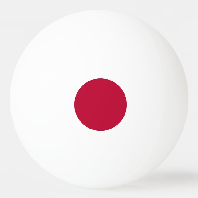 Japan Flag Ping Pong Ball (Front)