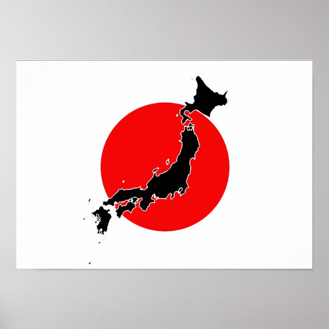 Japan Flag Poster (Front)