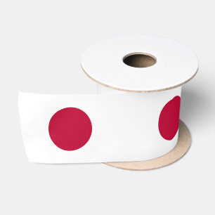 Japan Flag Satin Ribbon