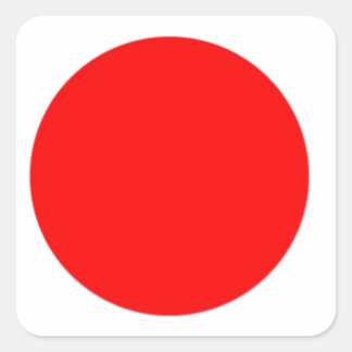 Japan Flag Square Sticker