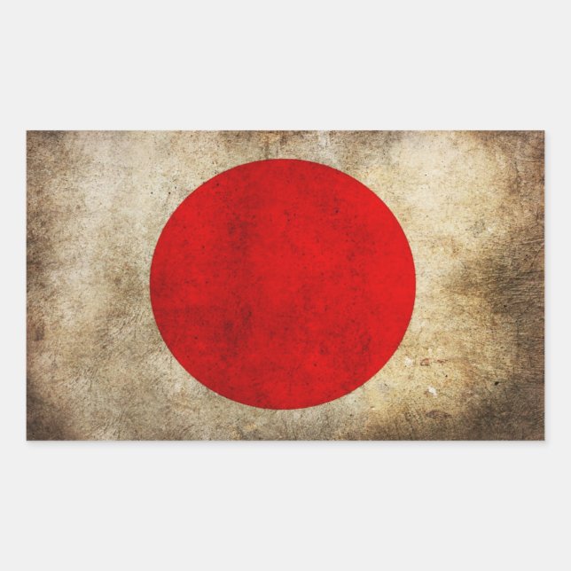 Japan flag sticker (Front)