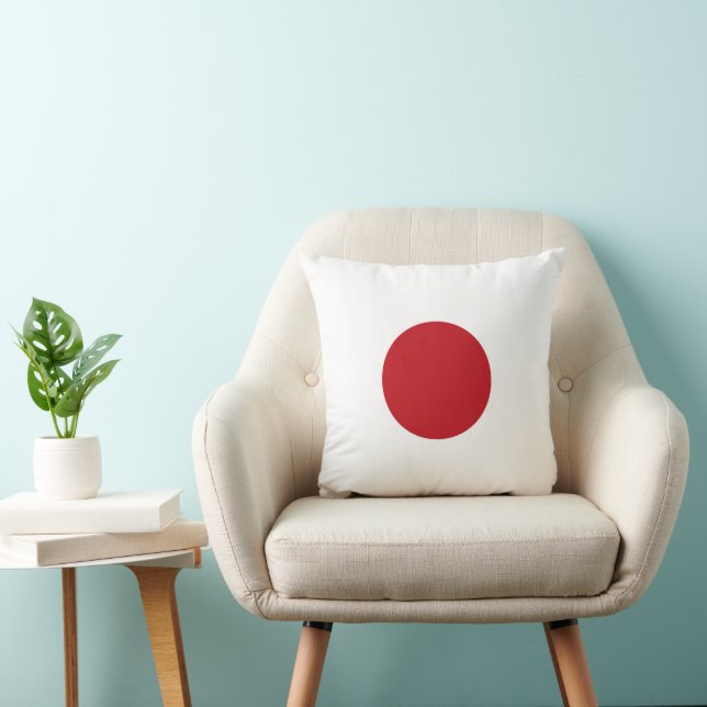 Japan flag throw pillow (Chair)