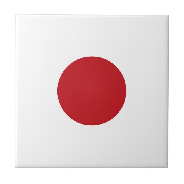Japan flag tile (Front)