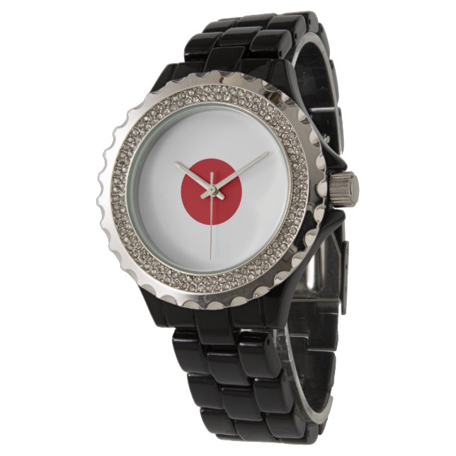 Japan flag watch (Angled)