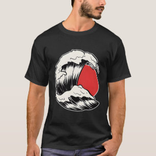 Japan Flag Wave Japanese Artist T-Shirt