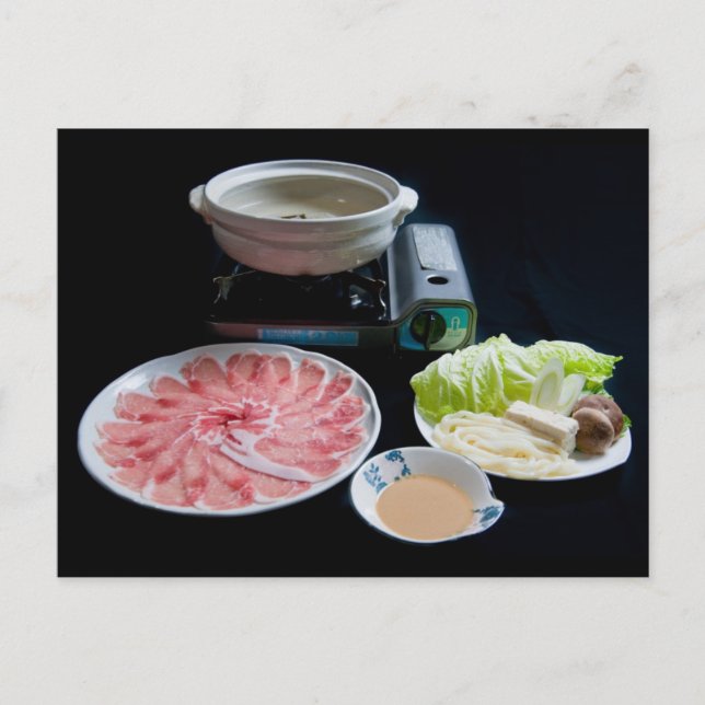 Japan Food Postcard (Front)