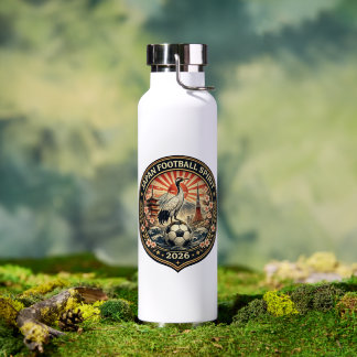 Japan Football Spirit Sports Water Bottle