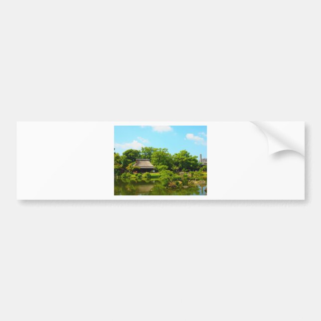 Japan Garden Bumper Sticker (Front)