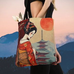 Japan geisha maiko japanese Tote bag