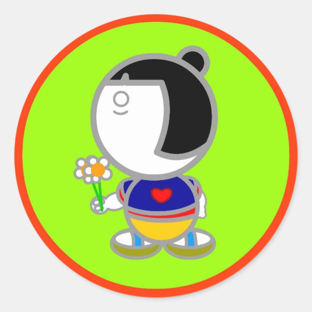 JAPAN GIRL Sticker (Front)