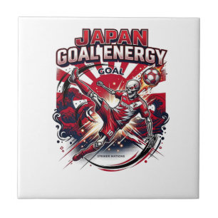 Japan Goal Energy Skeleton Striker Nations Creativ Tile