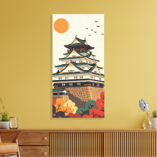 Japan Iga Ueno Castle Canvas Print