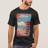 Japan Illustration Travel Art Vintage