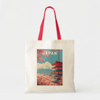 Japan Illustration Travel Art Vintage