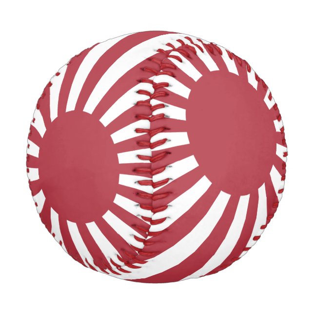 Japan Imperial Rising Sun Flag, Edo to WW2 Baseball (Angled)