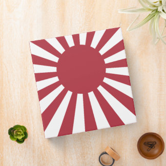 Japan Imperial Rising Sun Flag, Edo to WW2 Binder