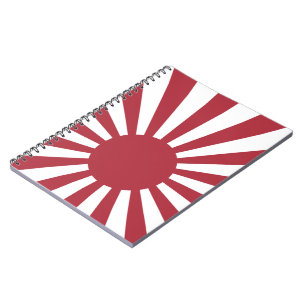 Japan Imperial Rising Sun Flag, Edo to WW2 Notebook