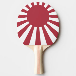 Japan Imperial Rising Sun Flag, Edo to WW2 Ping Pong Paddle