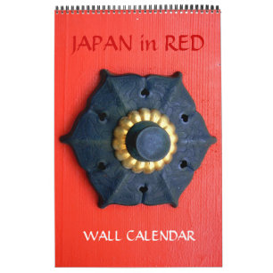 Japan in Red Calendar