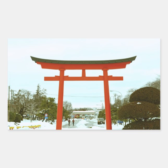 Japan in the winter sticker (Front)