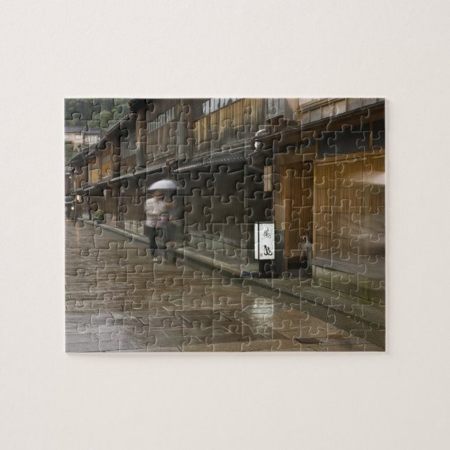 Japan, Ishikawa, Kanazawa, Higashi Chaya Jigsaw Puzzle (Horizontal)