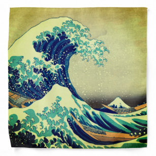 Japan & Japanese Art / Great Wave off Kanagawa Ban Bandana