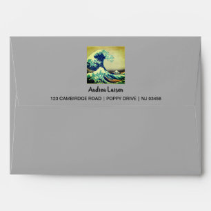 Japan - Japanese Art (Great Wave off Kanagawa) Envelope