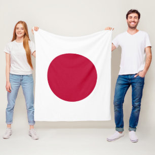 Japan - Japanese flag - Hinomaru  Fleece Blanket