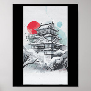 Japan Japanese Kyoto Tokyo Temple Karate Shinjuku  Poster