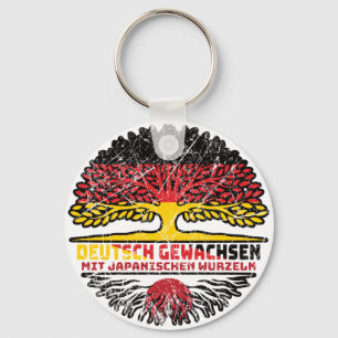 Japan Japanisch Deutsch Deutschland Baum Wurzel Keychain