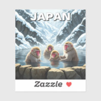 Japan Jigokudani Monkey Park Snow Monkeys