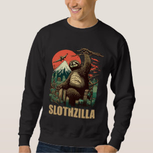 Japan Kaiju Sloth Slothzilla Sweatshirt