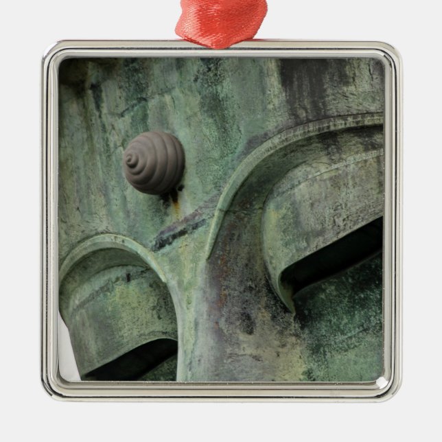 Japan, Kamakura. The Great Buddha of Kamakura, a Metal Ornament (Front)