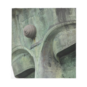 Japan, Kamakura. The Great Buddha of Kamakura, a Notepad