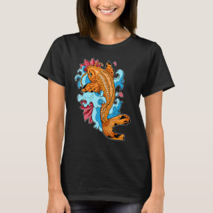 Japan Koi Japanese Fish Cherry Blossom 21 T-Shirt
