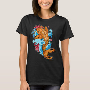 Japan Koi  Japanese Fish Cherry Blossom 21 T-Shirt