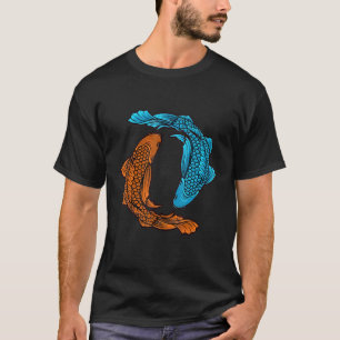 Japan Koi Japanese Fish Cherry Blossom 63 T-Shirt