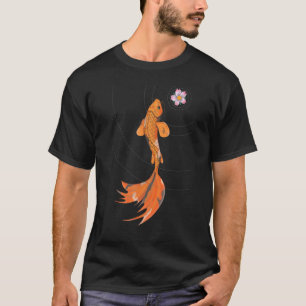 Japan Koi Japanese Fish Cherry Blossom 77 T-Shirt