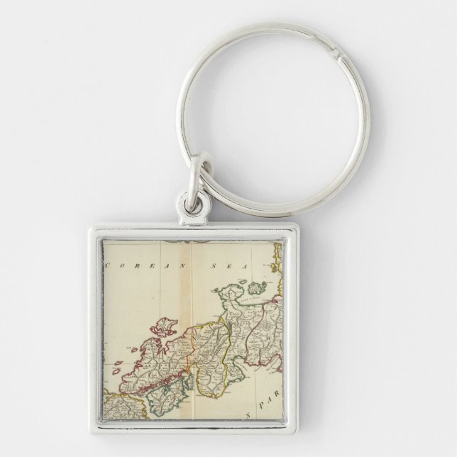 Japan, Korea Keychain (Front)