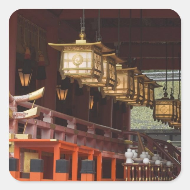 Japan, Kyoto, Fushimi, Inari Grand Shrine 2 Square Sticker (Front)